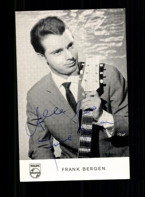 Frank Bergen Autogrammkarte Original Signiert ## BC 197813