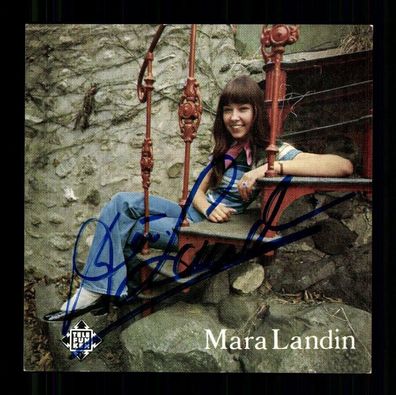 Mara Landin Autogrammkarte Original Signiert ## BC 197832