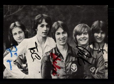 Smiley Band Autogrammkarte Original Signiert ## BC 198571
