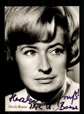 Ursula Boese Oper Klassik Autogrammkarte Original Signiert ## BC 198974