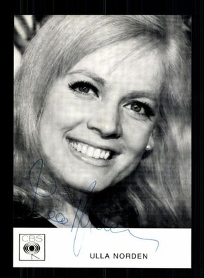 Ulla Norden Autogrammkarte Original Signiert # BC 199060