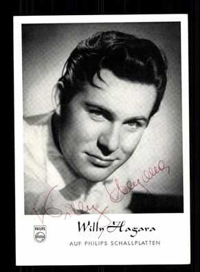 Willy Hagara Autogrammkarte Original Signiert # BC 199066