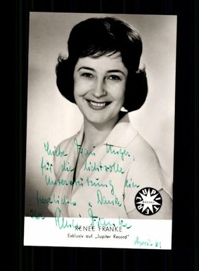 Renee Franke Autogrammkarte Original Signiert # BC 199149