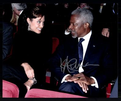 Kofi Annan 1938-2018 Generalsekretär der Vereinten Nationen Signiert# BC G 37763