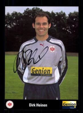 Dirk Heinen Autogrammkarte Eintracht Frankfurt 2000-01 Original Signiert