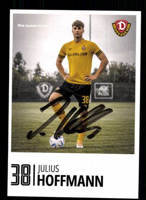 Julius Hoffmann Autogrammkarte Dynamo Dresden 2022-23 Original Signiert