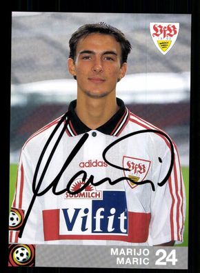 Marijo Maric Autogrammkarte VfB Stuttgart 1996-97 Original Signiert