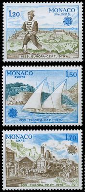 MONACO 1979 Nr 1375-1377 postfrisch S1B2F1A