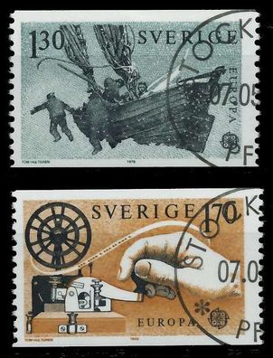 Schweden 1979 Nr 1058-1059 gestempelt X58D476
