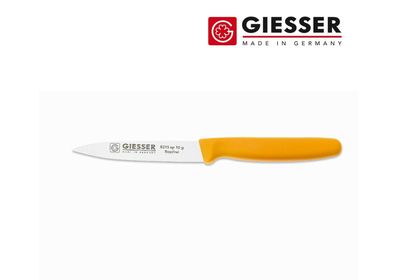 Giesser Messer 10 cm PP gelb 8315 sp 10 g Obst Küchen Spitz Spick Gemüsemesser