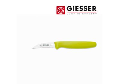Giesser Messer SP 6cm gebogen limette Kneipchen Obst Gemüse Schäl Tourniermesser
