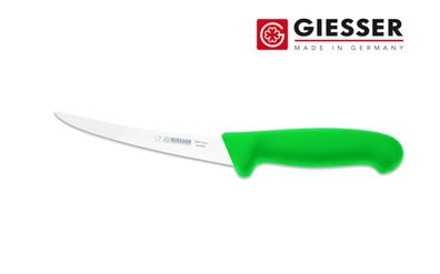 Giesser Messer Ausbeinmesser rutschfest scharf grün - 15 cm Klinge halbflexibel
