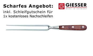 Giesser Messer PremiumCut Fleischgabel Tranchiergabel Fork No1 Tree of life 21cm