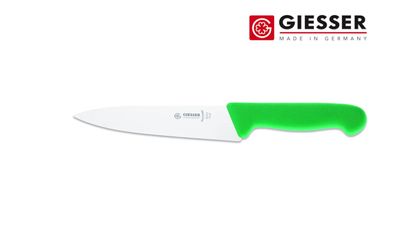Giesser Messer Kochmesser Küchenmesser Kunststoff schmal scharf grün Klinge 16cm