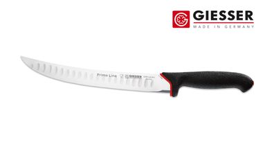 Giesser Messer Zuschneidemesser Hautmesser PrimeLine Kullenschliff 25 cm schwarz