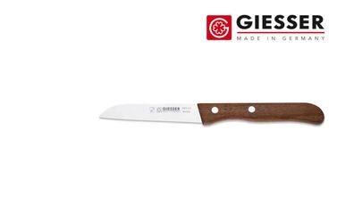 Giesser Messer Gemüsemesser Küchenmesser gerade genietet Kotibéholz braun 8,5 cm