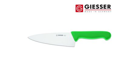 Giesser Messer Küchenmesser Kochmesser Profimesser scharf grün Klinge breit 16cm
