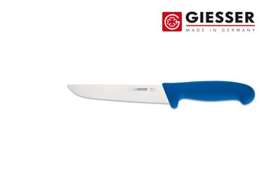 Giesser Messer Schlachtmesser Fleischermesser Klinge stark scharf 16 cm blau