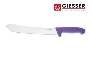 Giesser Messer Zuschneidemesser Fleischermesser geschweift 27 cm HALAL violett
