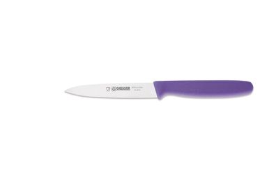 Giesser Messer Gemüsemesser Spickmesser Küchenmesser mittelspitz 10 cm violett