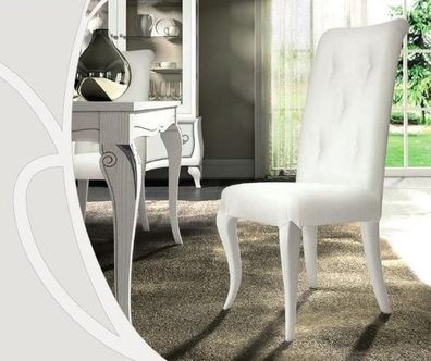 Esszimmerstuhl Stuhl Esszimmer Modern Stuhle Holz Design Ess Weiß Sitz Sessel