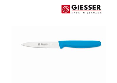 Giesser Messer Gemüsemesser Obstmesser Küchenmesser Spickmesser hellblau 10 cm