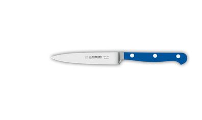 Giesser Messer Gemüsemesser Officemesser Küchenmesser 10 cm blau POM geschmiedet