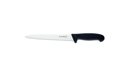 Giesser Messer Aufschnittmesser Fleischermesser schwarz 21 cm Klinge - 6mm Welle