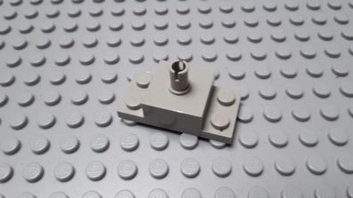 Lego 1 Platte mit Pin oben Althellgrau Nummer 30592