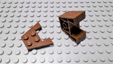Lego 5 Flügel Platten 3x4 Altbraun Nummer 4859