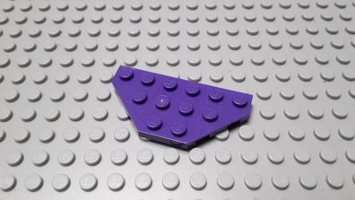 Lego 1 Platte 3x6 2x diagonal Ecken Dunkelviolet Nummer 2419