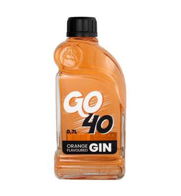 GO 40 Orange Flavoured Gin 0,7 in Getriebeölflasche 40% Vol.