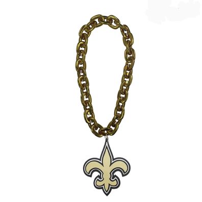 NFL New Orleans Saints FanChain Kette von FanFave 3D Big Logo 847624067190