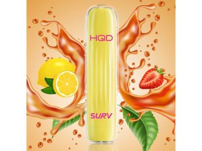 HQD SURV - Strawberry Lemonade (Erdbeerlimonade) - Einweg E-Shisha ca. 600 Züge STEU
