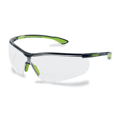 uvex Sportstyle Schwarz-Lime Bügelschutzbrille -