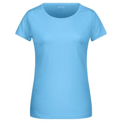 Basic Damen T-Shirt - sky-blue 108 2XL