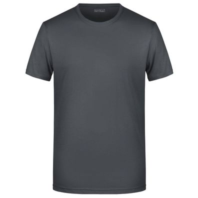 Basic Herren T-Shirt - graphite 108 L