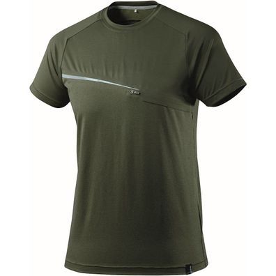 Mascot Advanced T-Shirt mit Brusttasche - Moosgrün 101 L