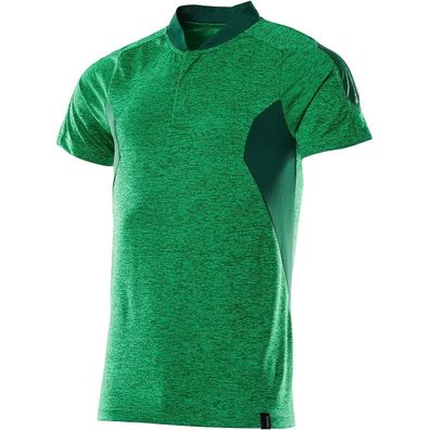 Mascot Accelerate Polo-Shirt Coolmax PRO - Grasgrün-meliert/ Grün 101 L