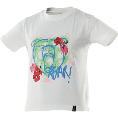 Mascot Accelerate Junior T-Shirt bear with flowers - 104 Weiß 101