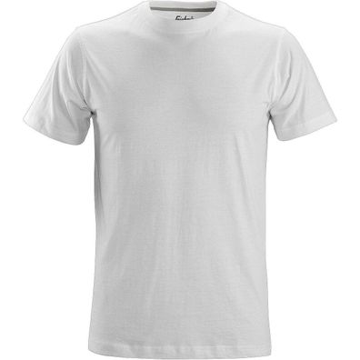 Snickers Klassisches Baumwoll T-Shirt - Weiß 103 L