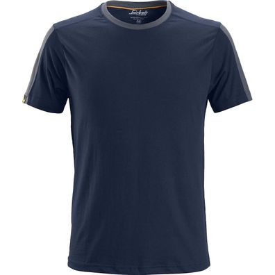 Snickers AllroundWork T-Shirt - Navy/ Stahlgrau 103 L