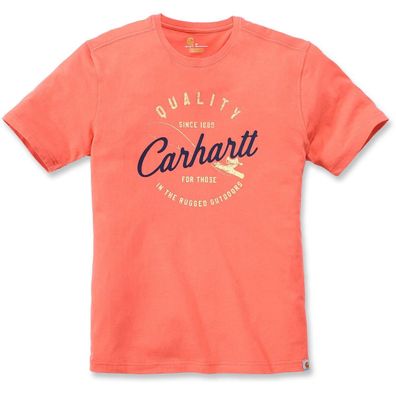 carhartt Southern Graphic T-Shirt - Hot Coral 104 S