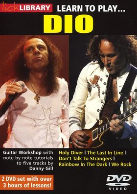 Learn To Play Dio DVD-Pack Lick Library