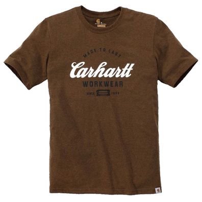 carhartt Made To Last T-Shirt - Oiled Walnut Heather 104 XL