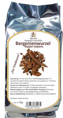 Bergenienwurzel - (Bergenia crassifolia, Wickelwurzeln) - 50g