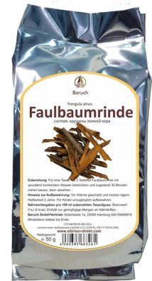 Faulbaumrinde - (Frangula alnus, Echter Faulbaum) - 50g