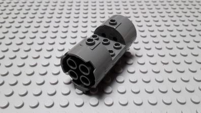 Lego 1 Zylinder 3x6x2 horizontal Neudunkelgrau Nummer 30360