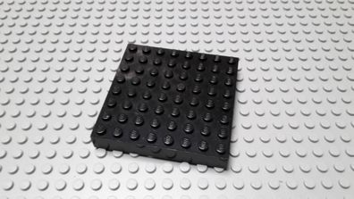 Lego 1 schwarze dicke Bauplatte 8x8 Nummer 4201
