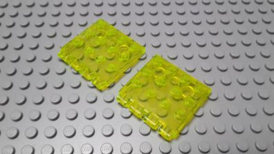 Lego 2 Transparent Neongrün Scharniere Autodach 4x4 Nummer 4213
